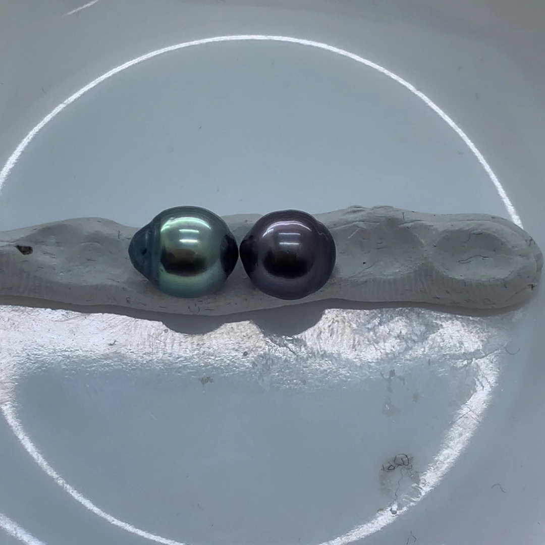 海水珍珠裸珠大溪地8+裸珠～静