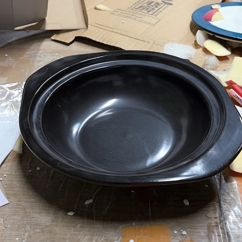 微瑕，明火，口径22厘米，高度5.5，dx2个