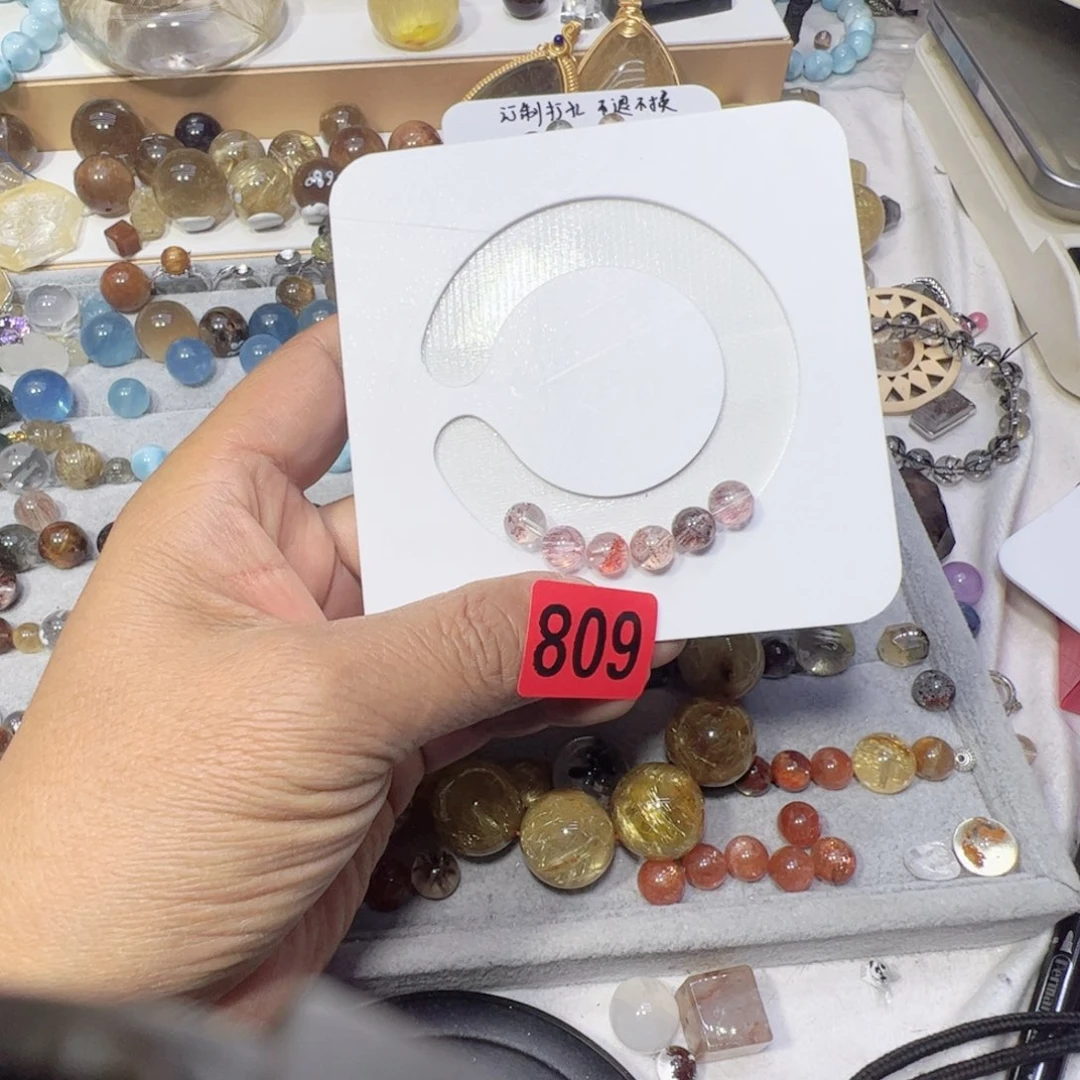 水晶颈饰未镶嵌钱****袋天然水晶