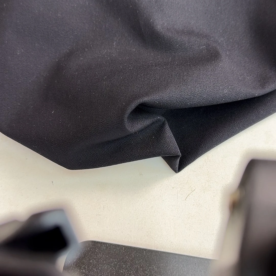 混纺黑色进口弹力牛仔10米