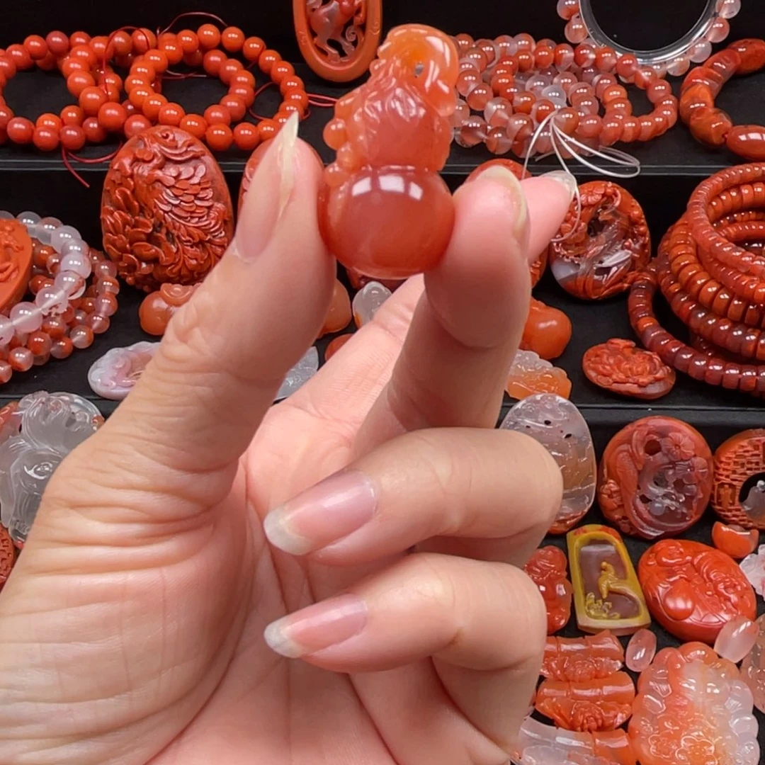 南红玛瑙未镶嵌保山葫芦