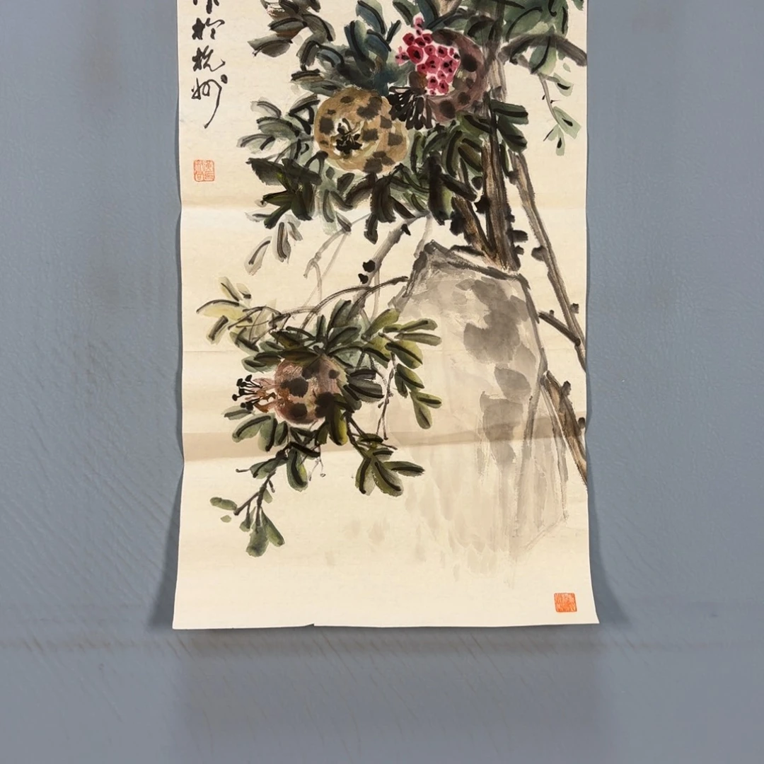 国画035 牡丹一如你的青花