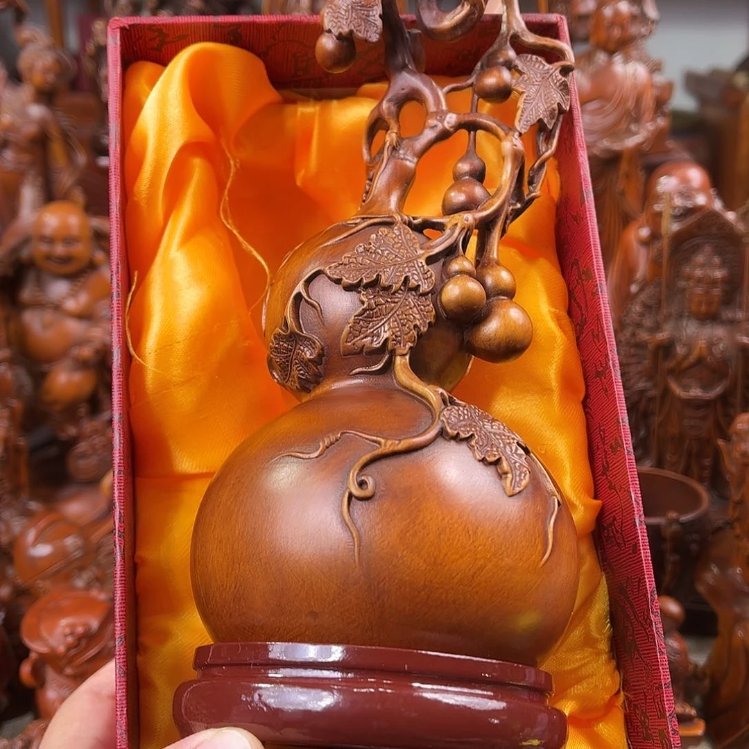 黄杨木黄杨木雕刻高度21厘米