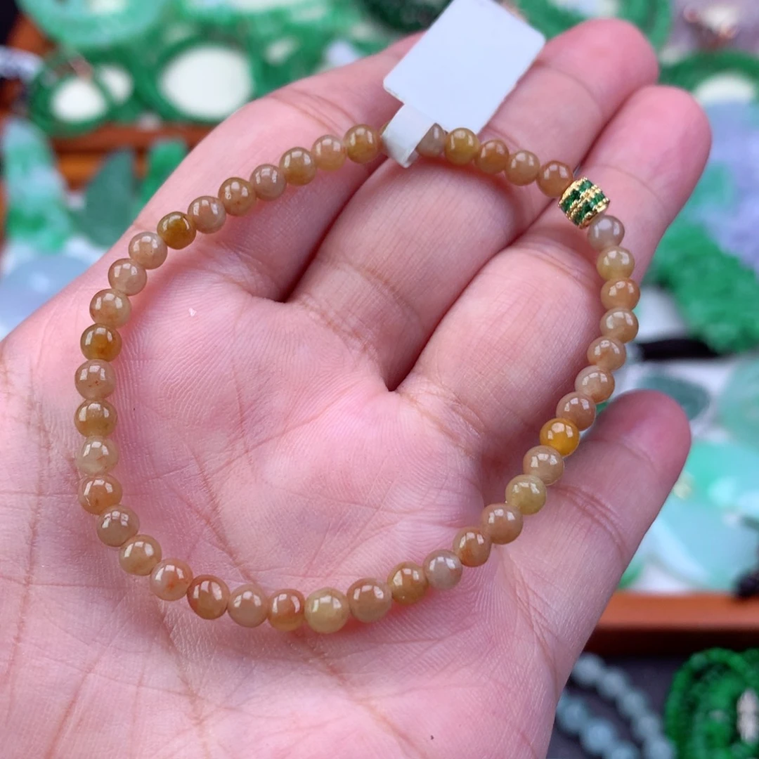 未镶嵌手链翡翠手串