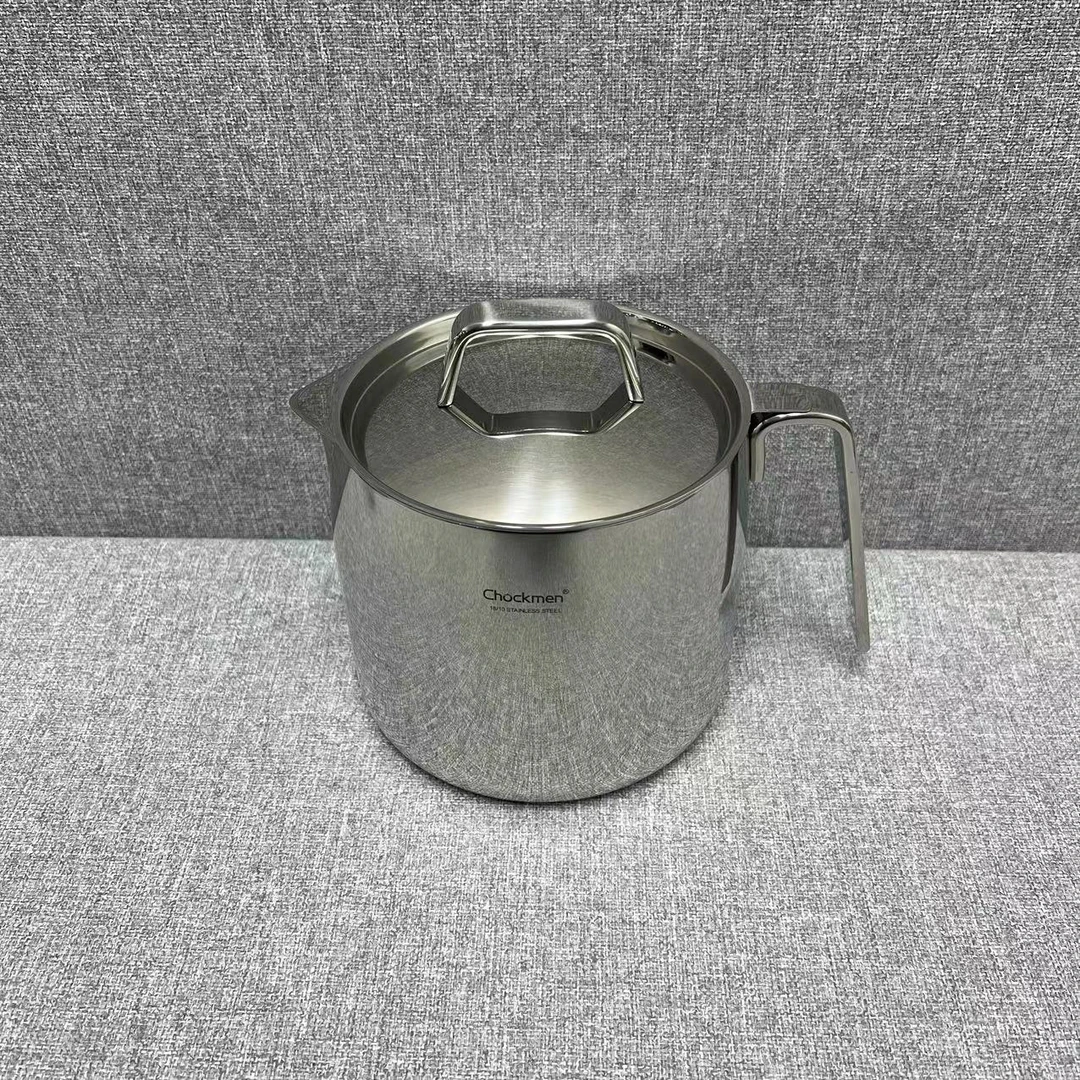 2-011 Chockmen 不锈钢多用壶 滤油壶 13*12cm 1.5L 重约0.85kg