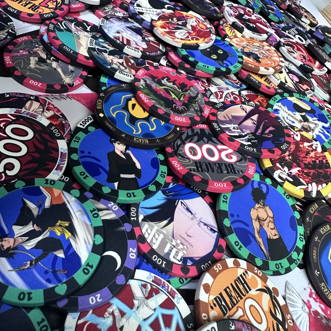 【叠叠乐无限叠】死神/境界BLEACH艺术家陶瓷筹码币  第一弹