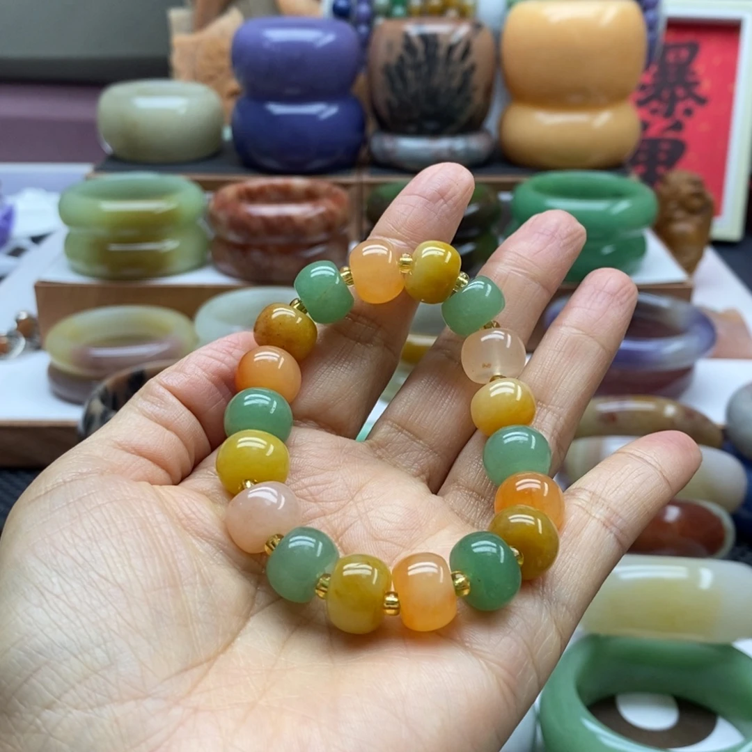 石英岩玉未镶嵌手镯