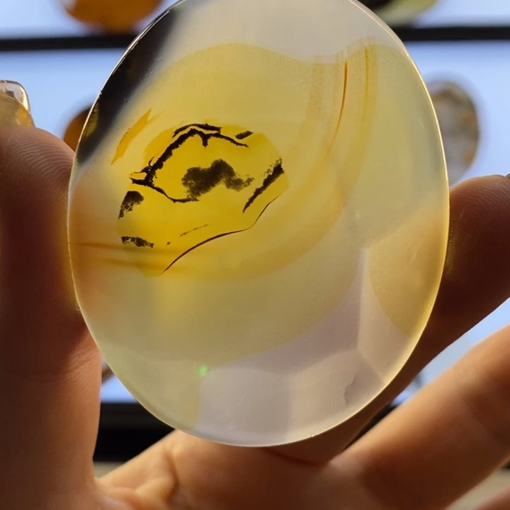 玛瑙/玉髓合金颈饰