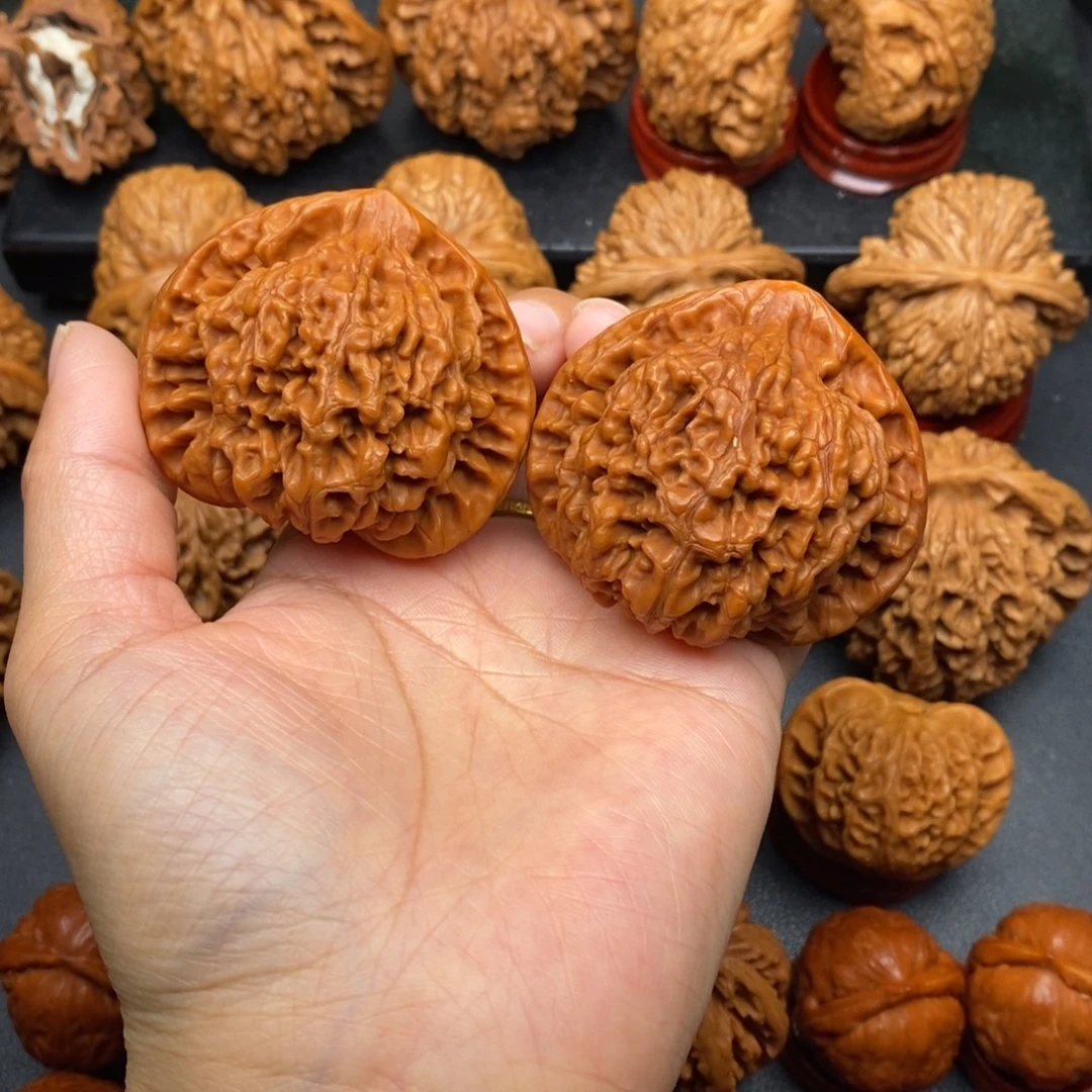 文玩核桃把件51官帽