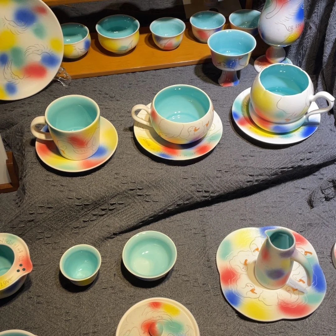 景德镇集市摊位红35