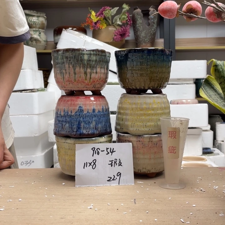 粗陶多肉花盆微瑕54
