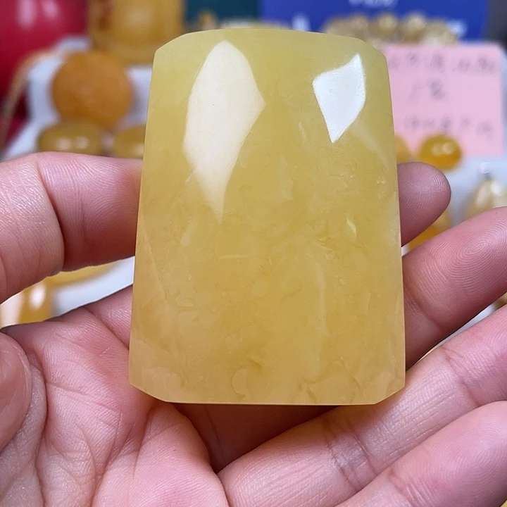 蜜蜡未镶嵌颈饰蜜蜡无事牌