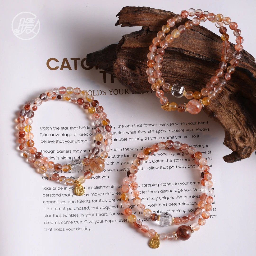 双圈胶花水晶手串5mm搭配方糖路路通牌子吊坠手链F5252多样性发一