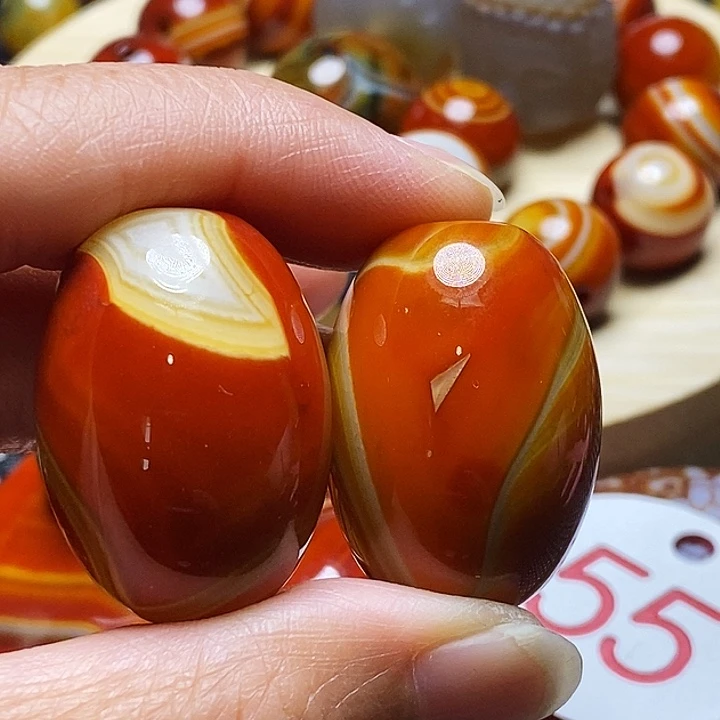 平***凡玛瑙/玉髓未镶嵌颈饰