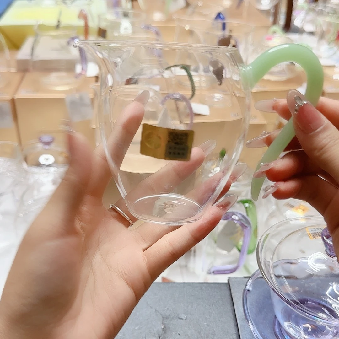 禾器浅玉色怡然公道杯