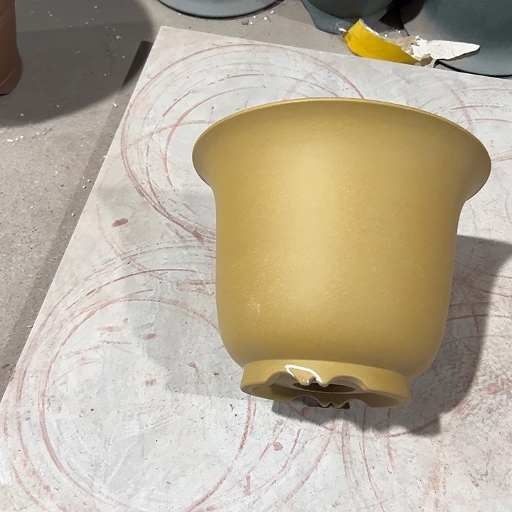 花盆紫砂微瑕新款金钟黄金段