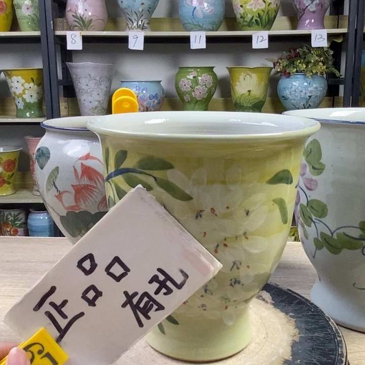 景德镇高温陶瓷花盆