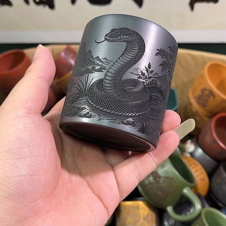 茶杯紫砂全手工紫砂主人杯