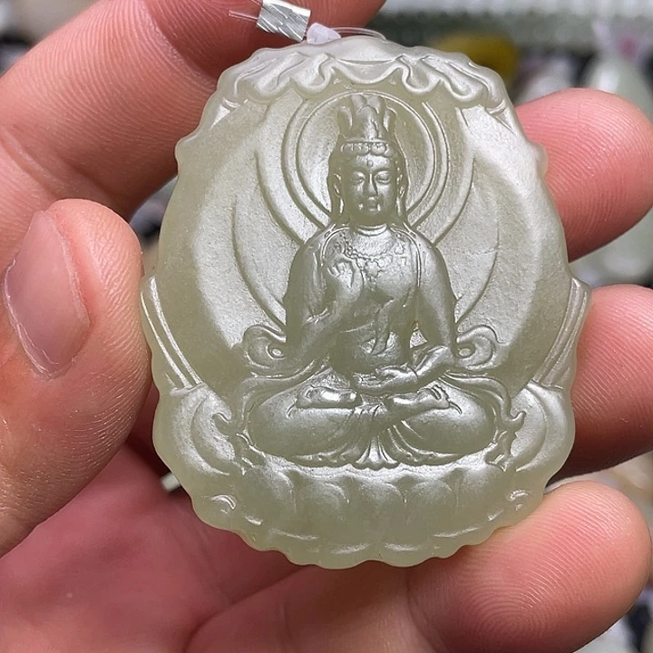 和田玉（糖玉）未镶嵌吊坠(不含链)吊坠