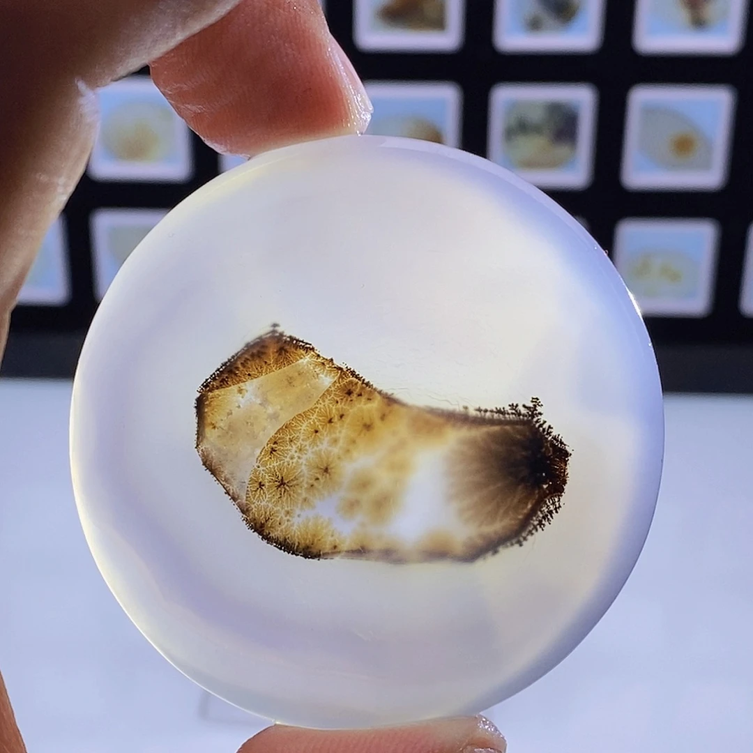 玛瑙/玉髓未镶嵌吊坠(不含链)1036