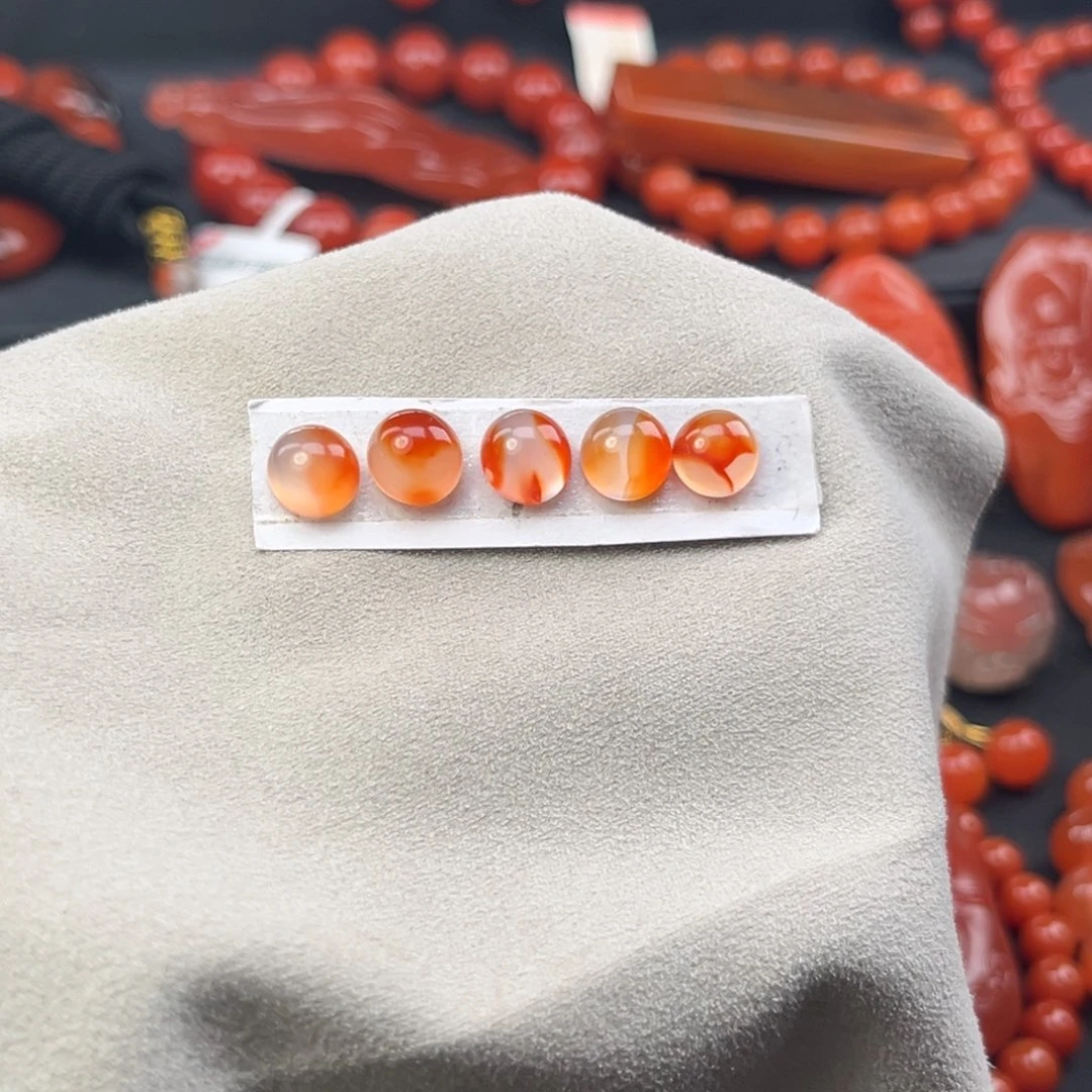 南红玛瑙未镶嵌手链