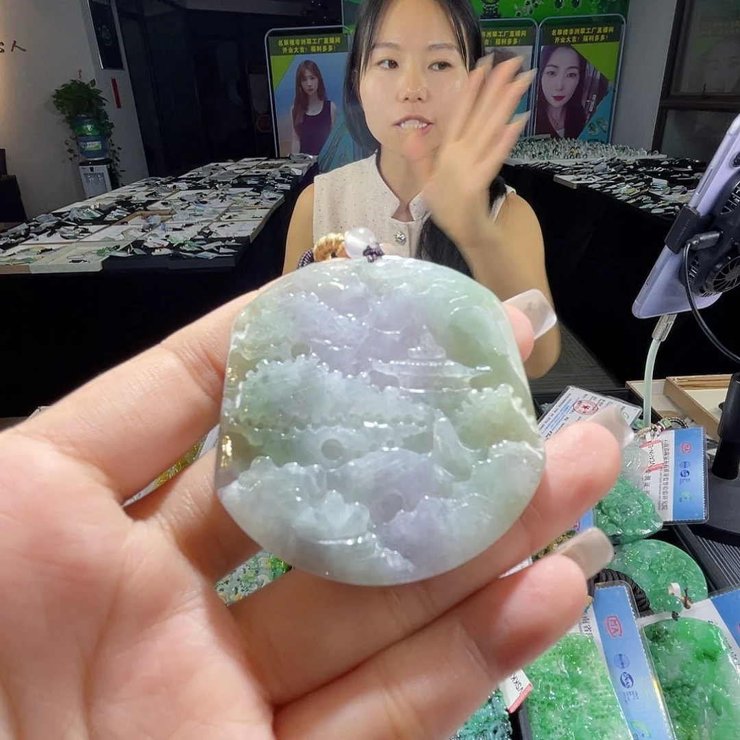 颈饰未镶嵌翡翠一