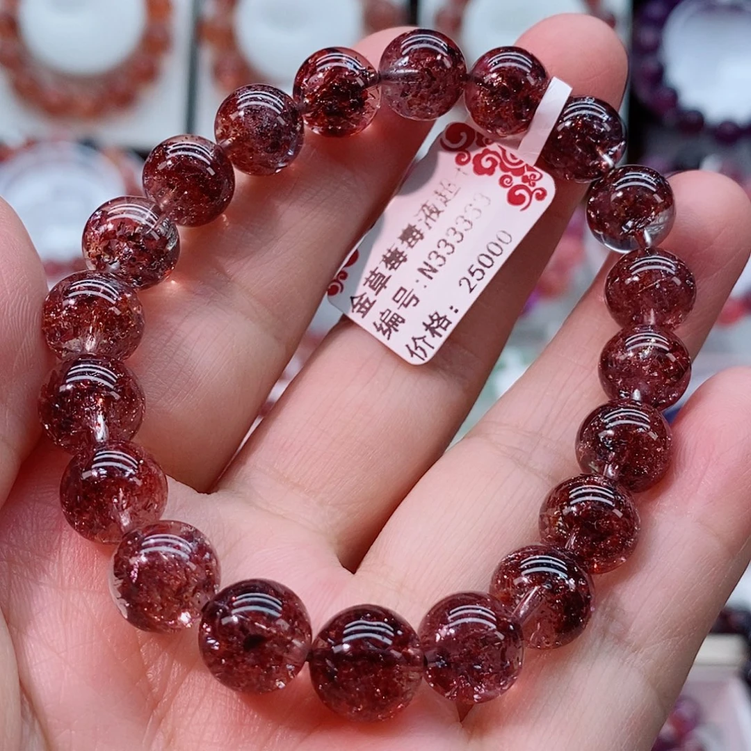 水晶手链未镶嵌草莓毒液超七