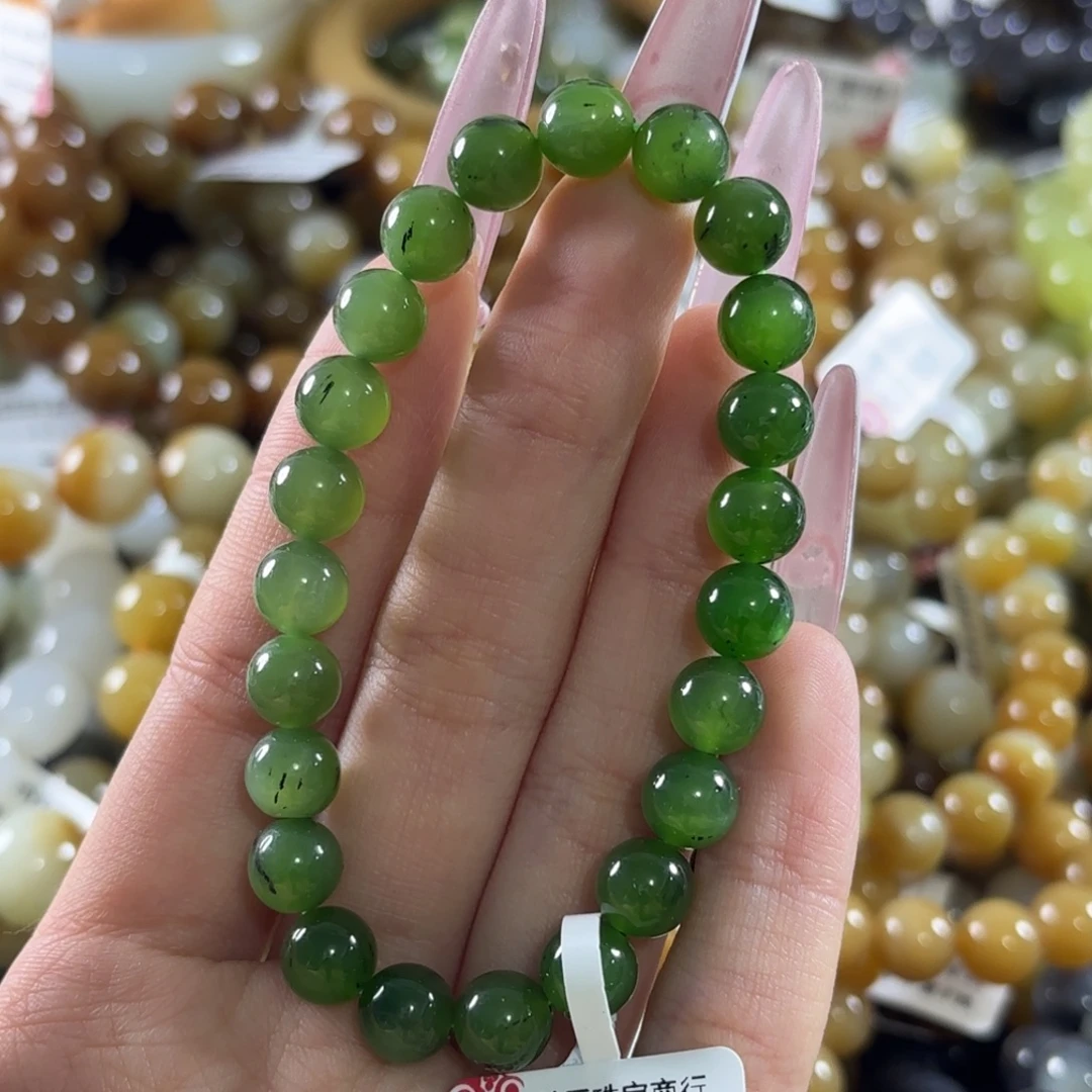 和田玉未镶嵌手链394