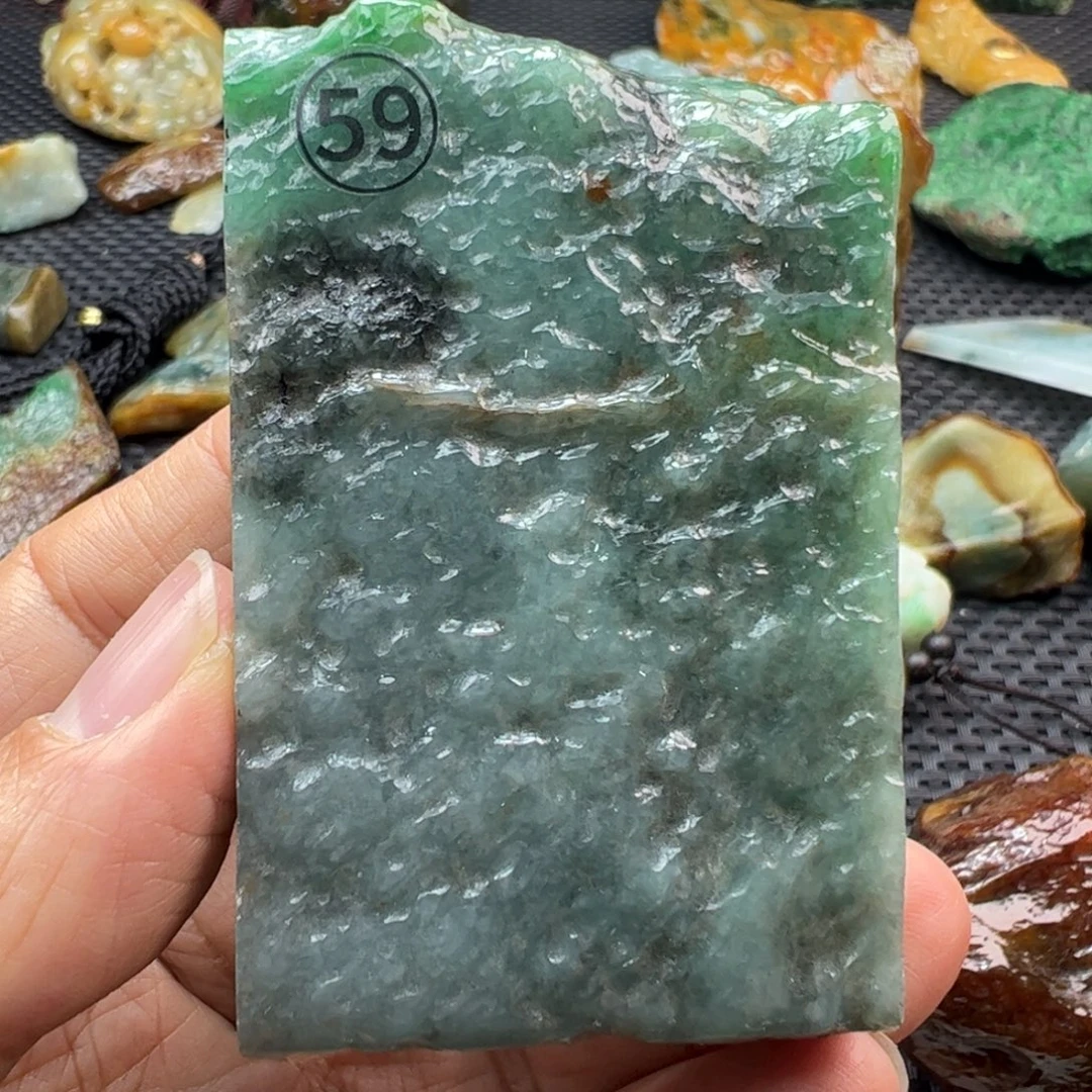 翡翠裸石缅甸翡翠