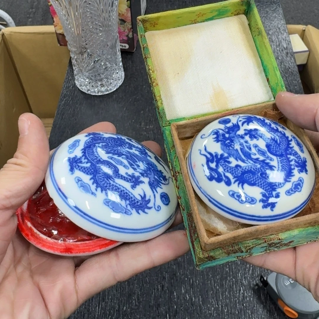 陶瓷日本中古工艺品摆件