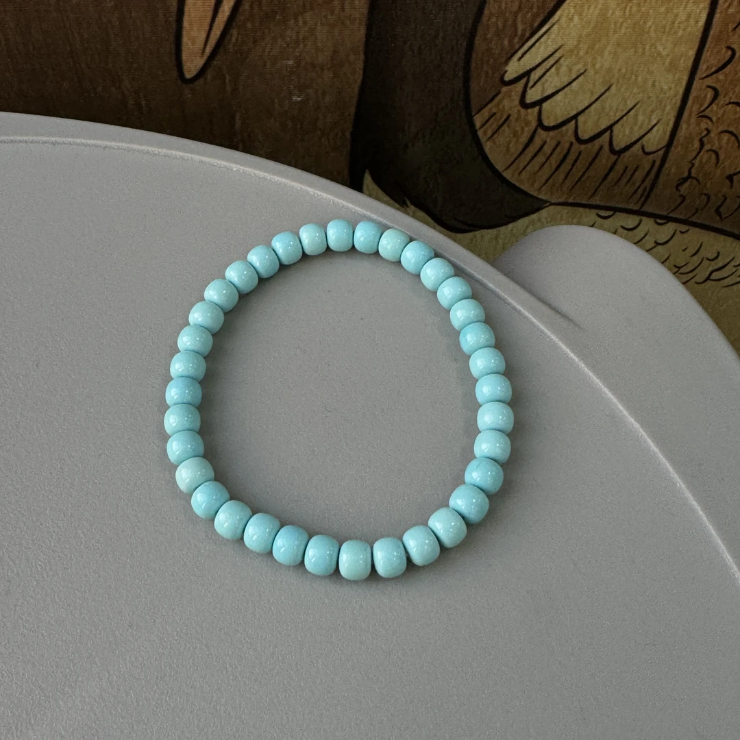 【举石优选】S0513-H24-128绿松石手串（一件/约5mm+）Z