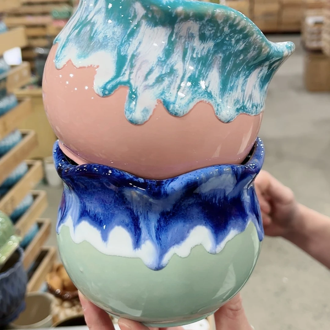 【闪购商品】陶瓷陶瓷多肉植物花盆