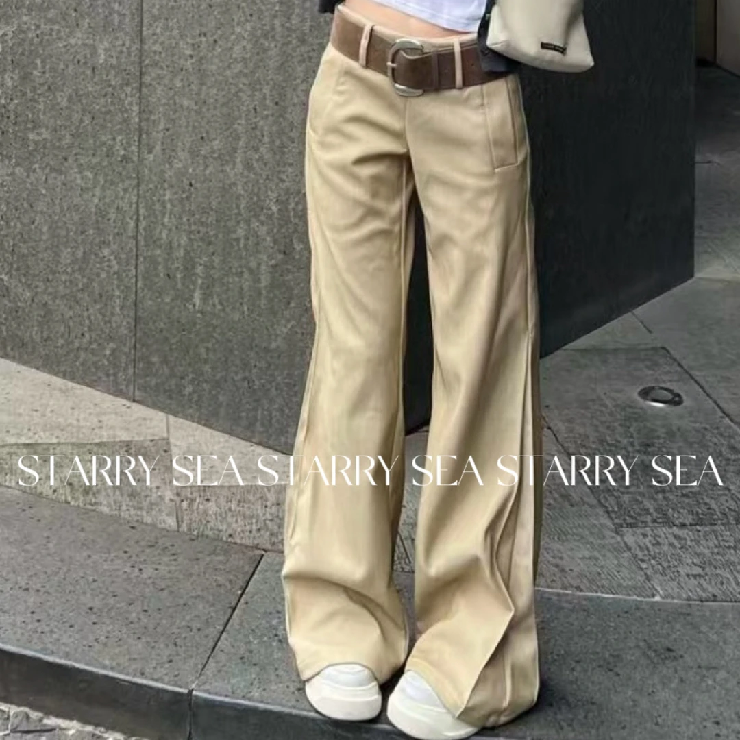 PP【裤王来啦】直筒复古垂感中腰休闲长裤#PP0151KZ