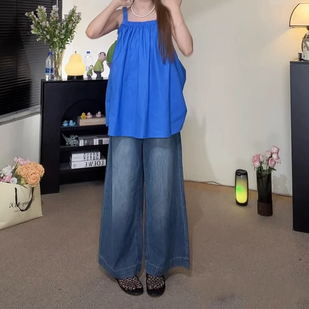 @6608 新款 韩系小个子简约百搭时尚牛仔九分裤