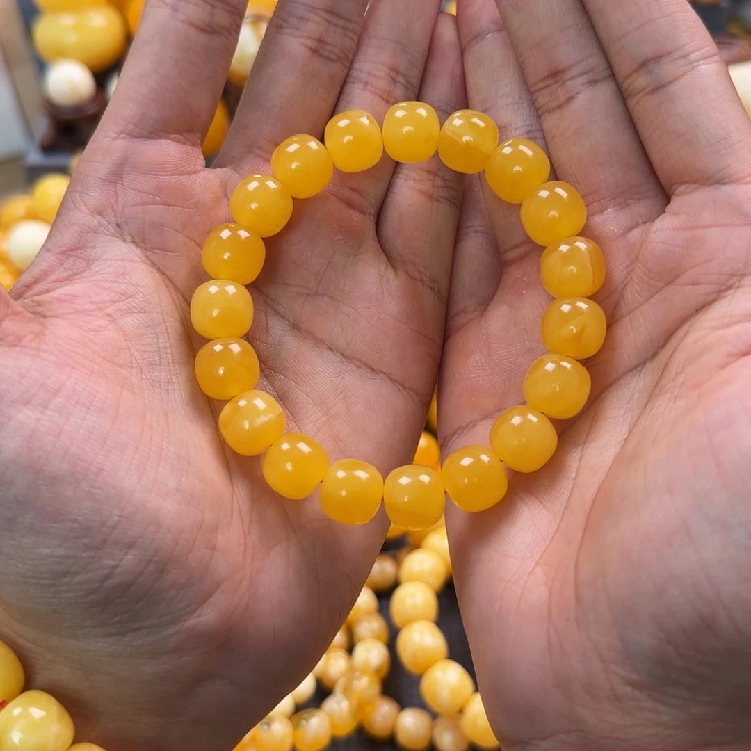 琥珀未镶嵌珠宝奇石12mm同料