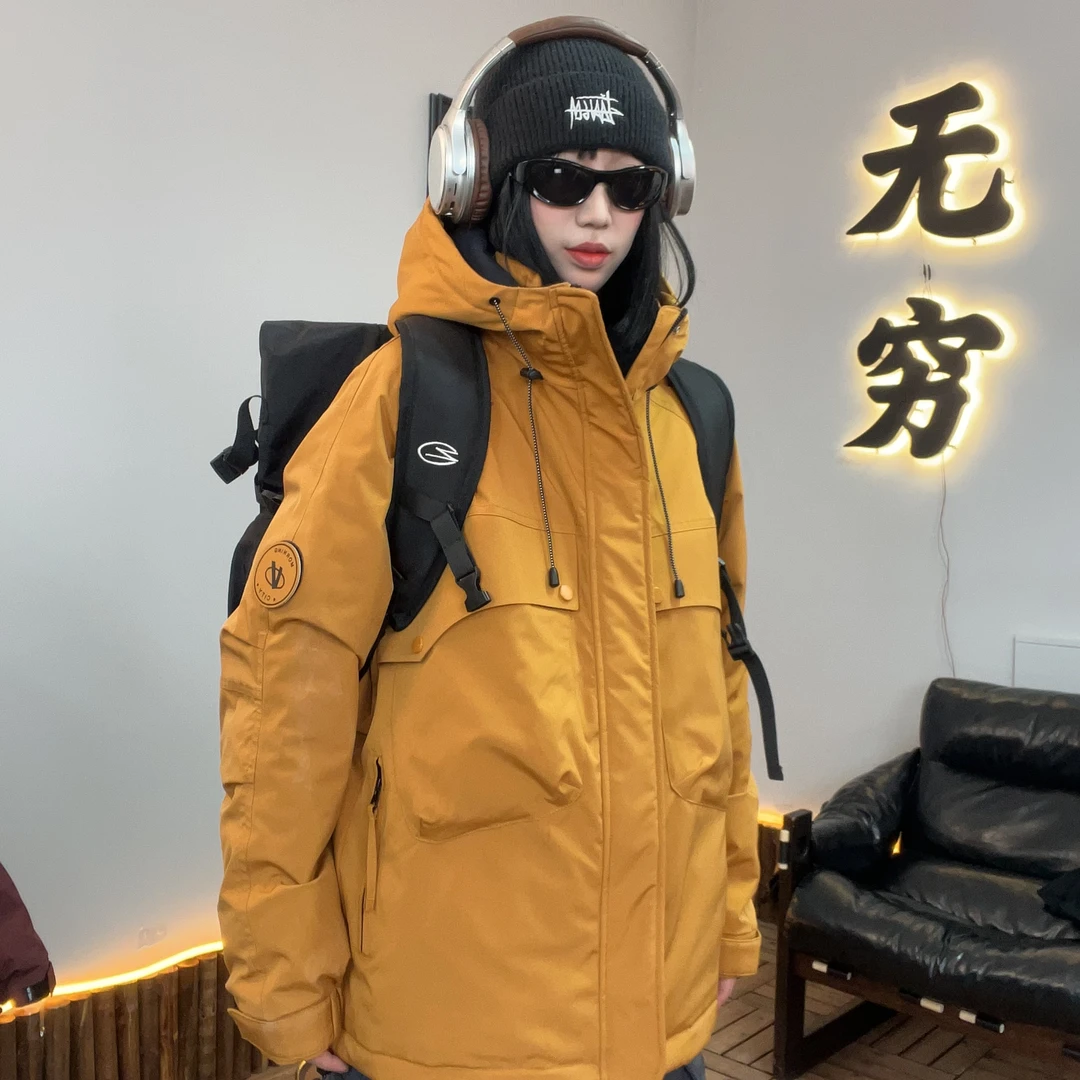 【无穷山系】户外夹克情侣款防水连帽经典防风W0001