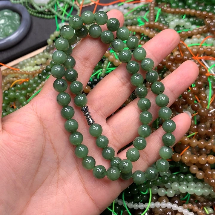 和田玉未镶嵌手链39