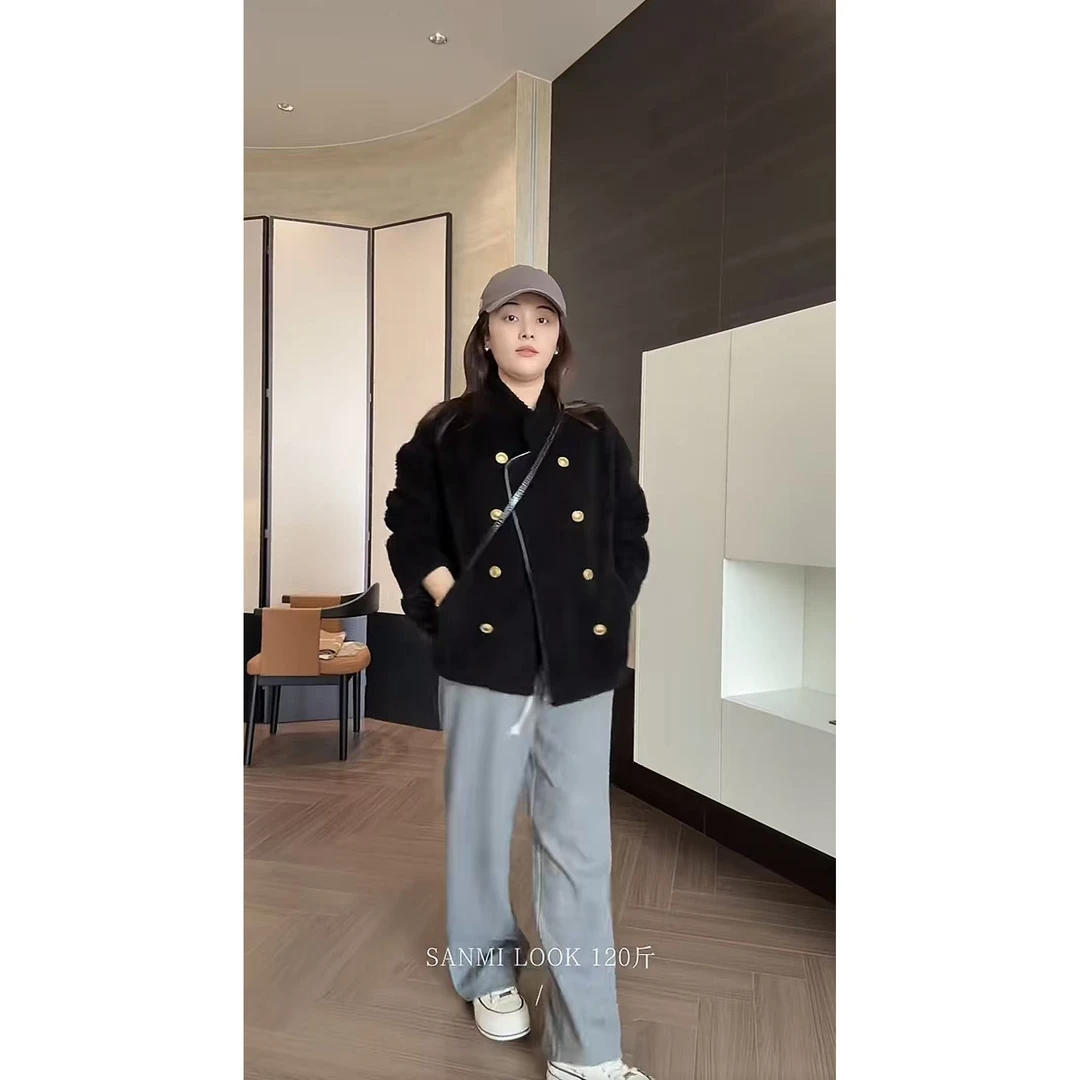 100羊毛气质外套  33221