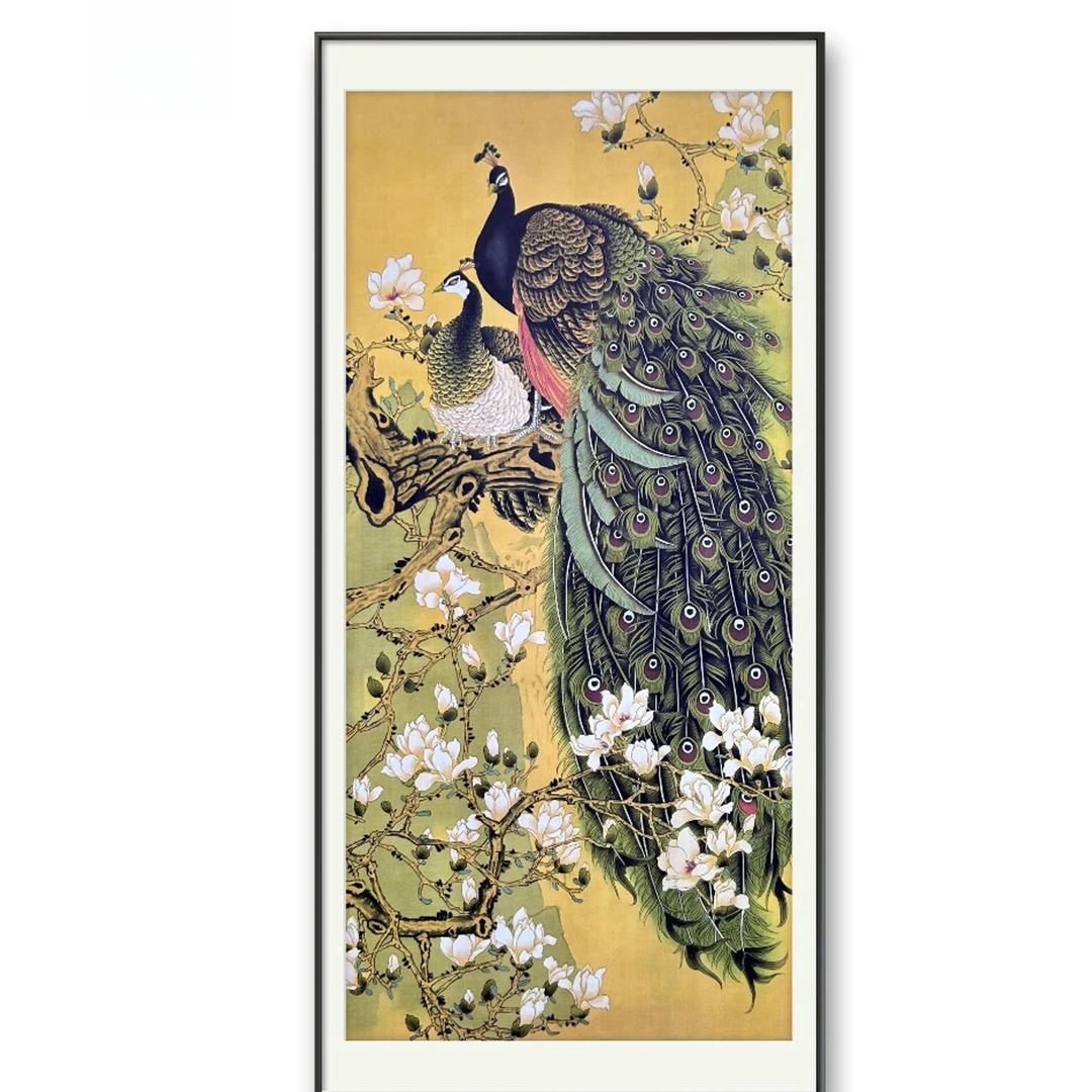 XHB.玉堂富贵.四尺竖绢本图