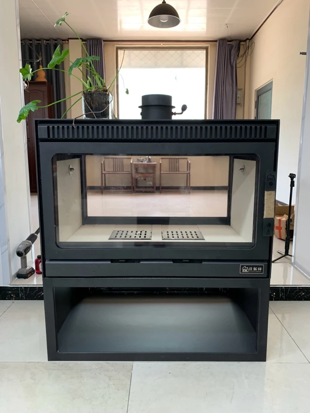 1米加厚隔断壁炉双面观火佳暖阔真火壁炉