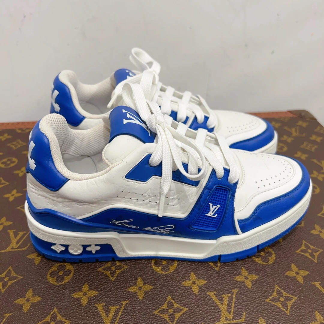 99新 LV trainer板鞋 尺码一码半成色看直播GSS23623