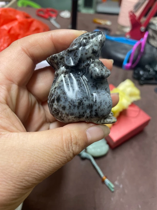 和田玉 把 件 鼠来宝