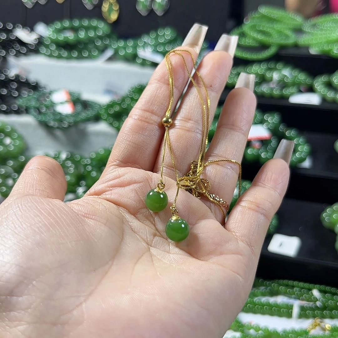 未镶嵌和田玉（碧玉）手链