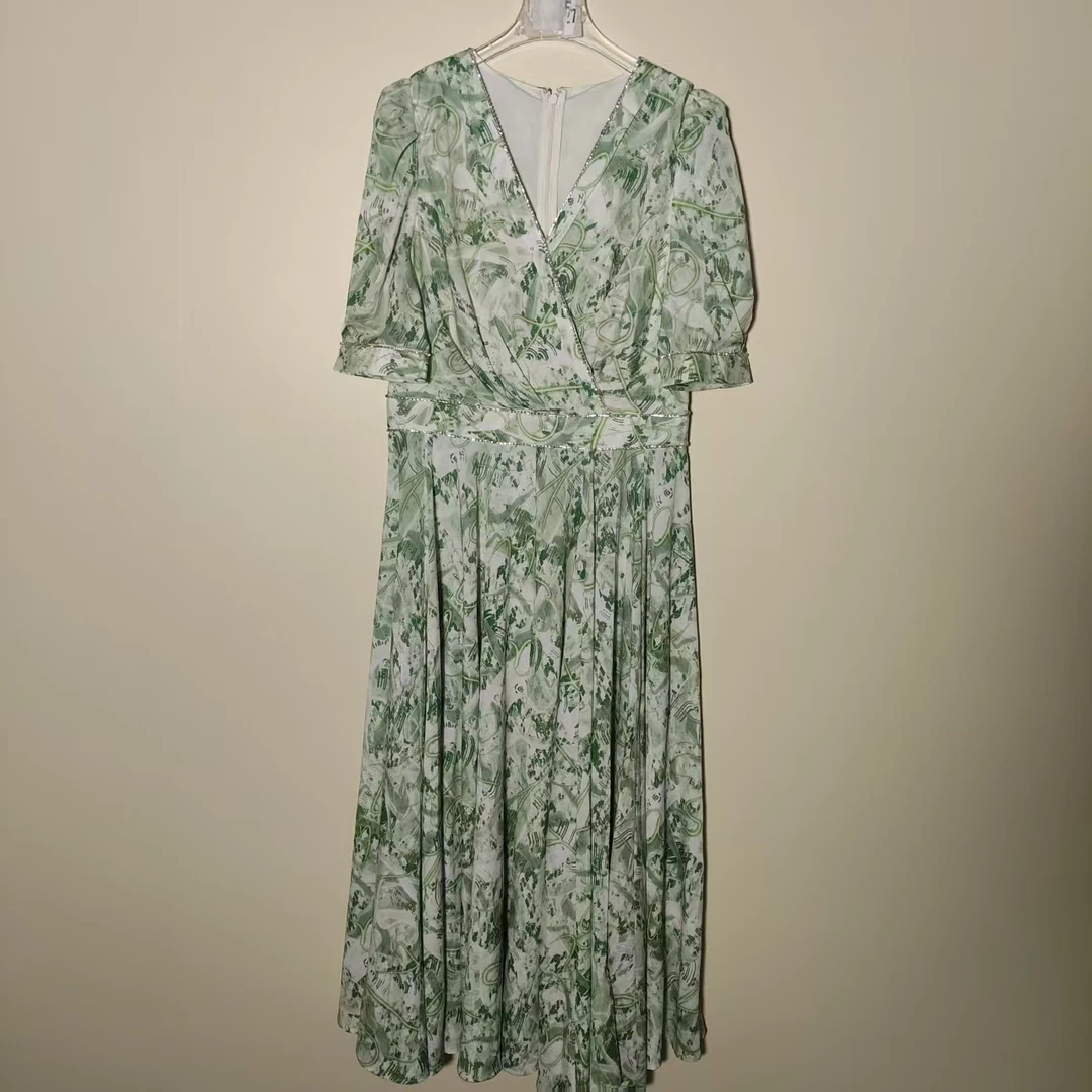 25年夏季新款早秋西装领气质收腰显瘦连衣裙（24L0603）