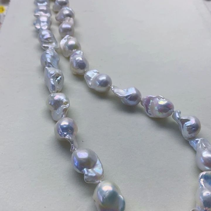 银S925镶嵌手绳淡水珍珠彩*