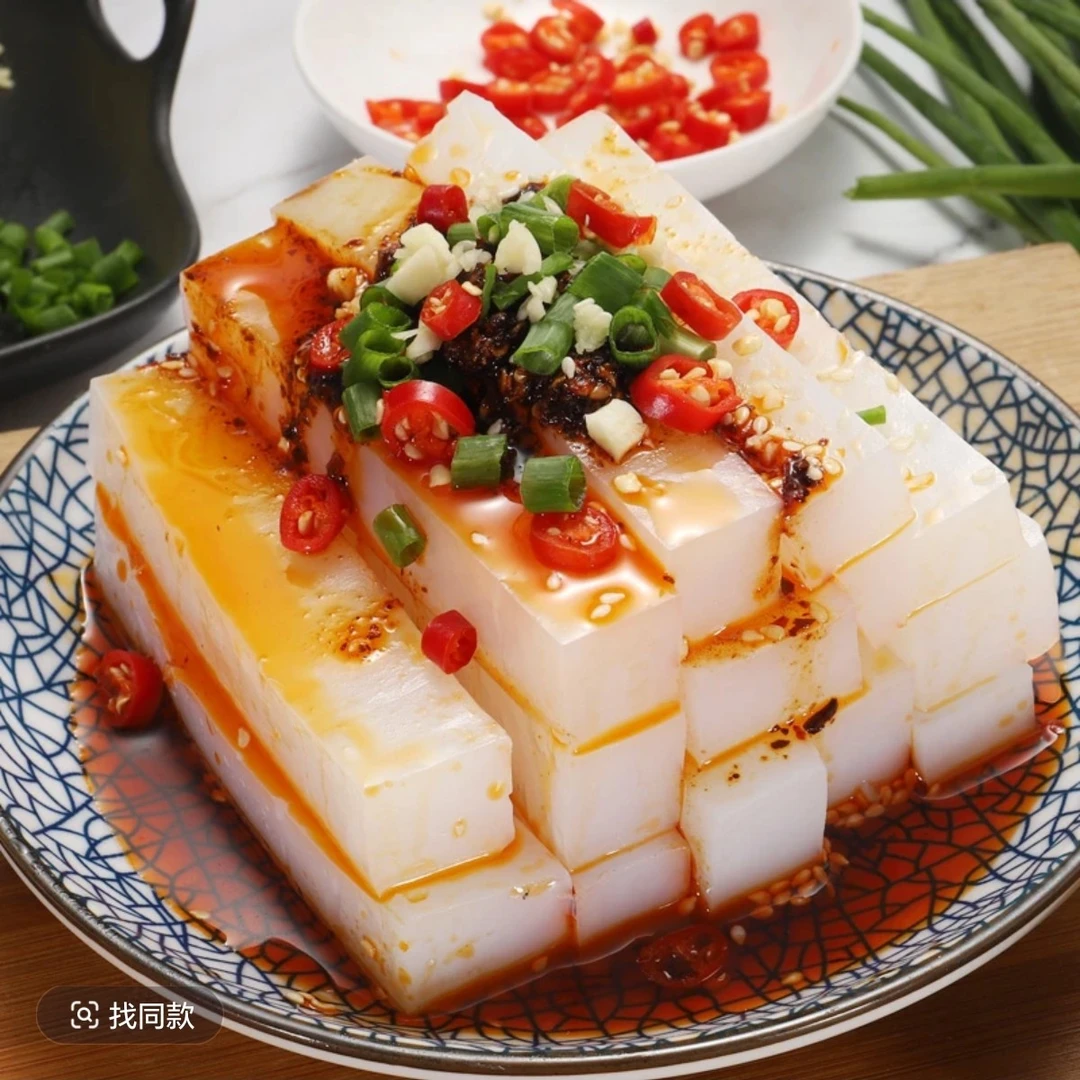 豌豆淀粉白凉粉劲道爽滑可制作美食