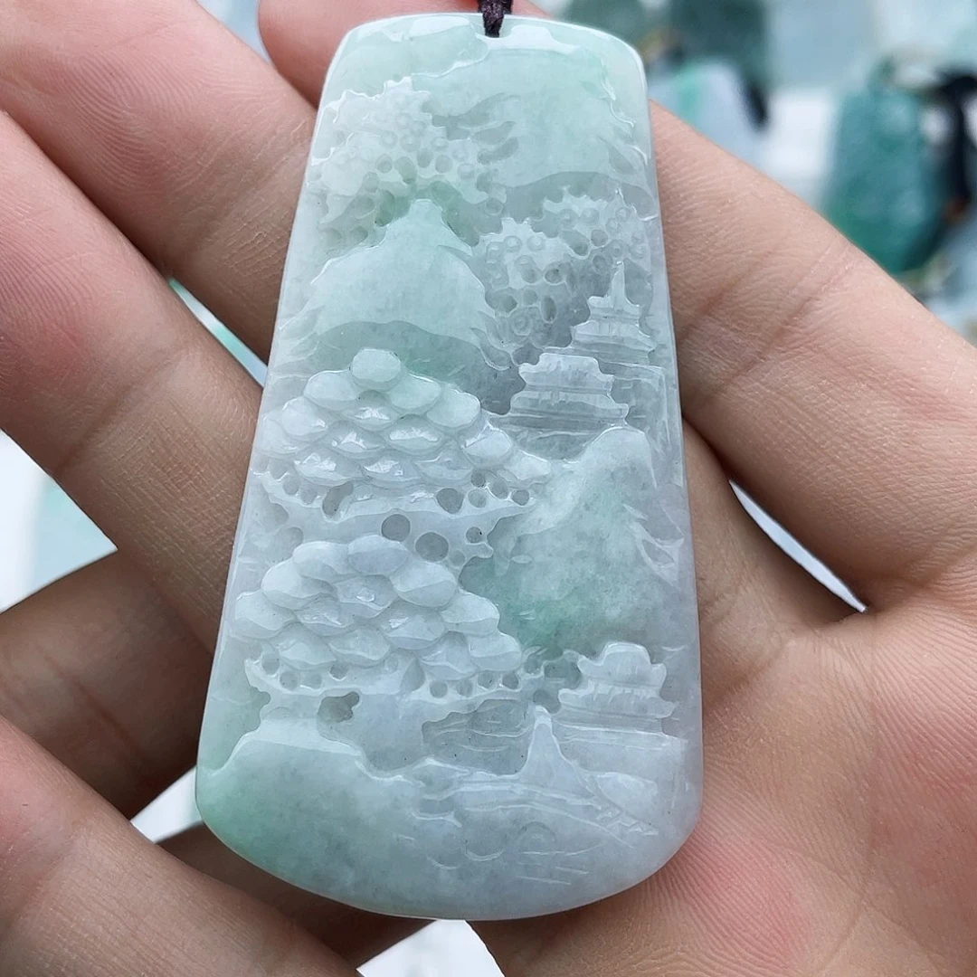 颈饰未镶嵌翡翠翡翠