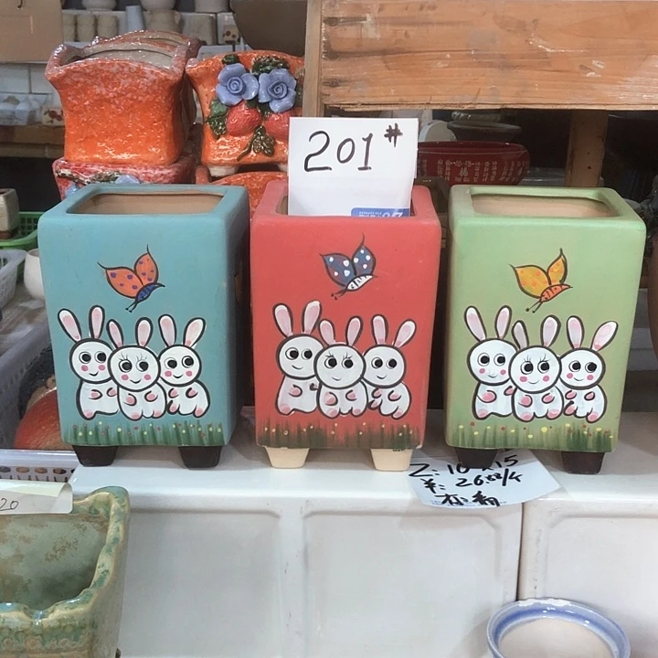 紫砂花盆凑单满12包邮正品有孔发三个