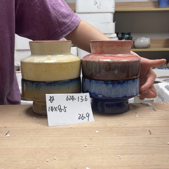 紫砂花盆多肉花盆微瑕136