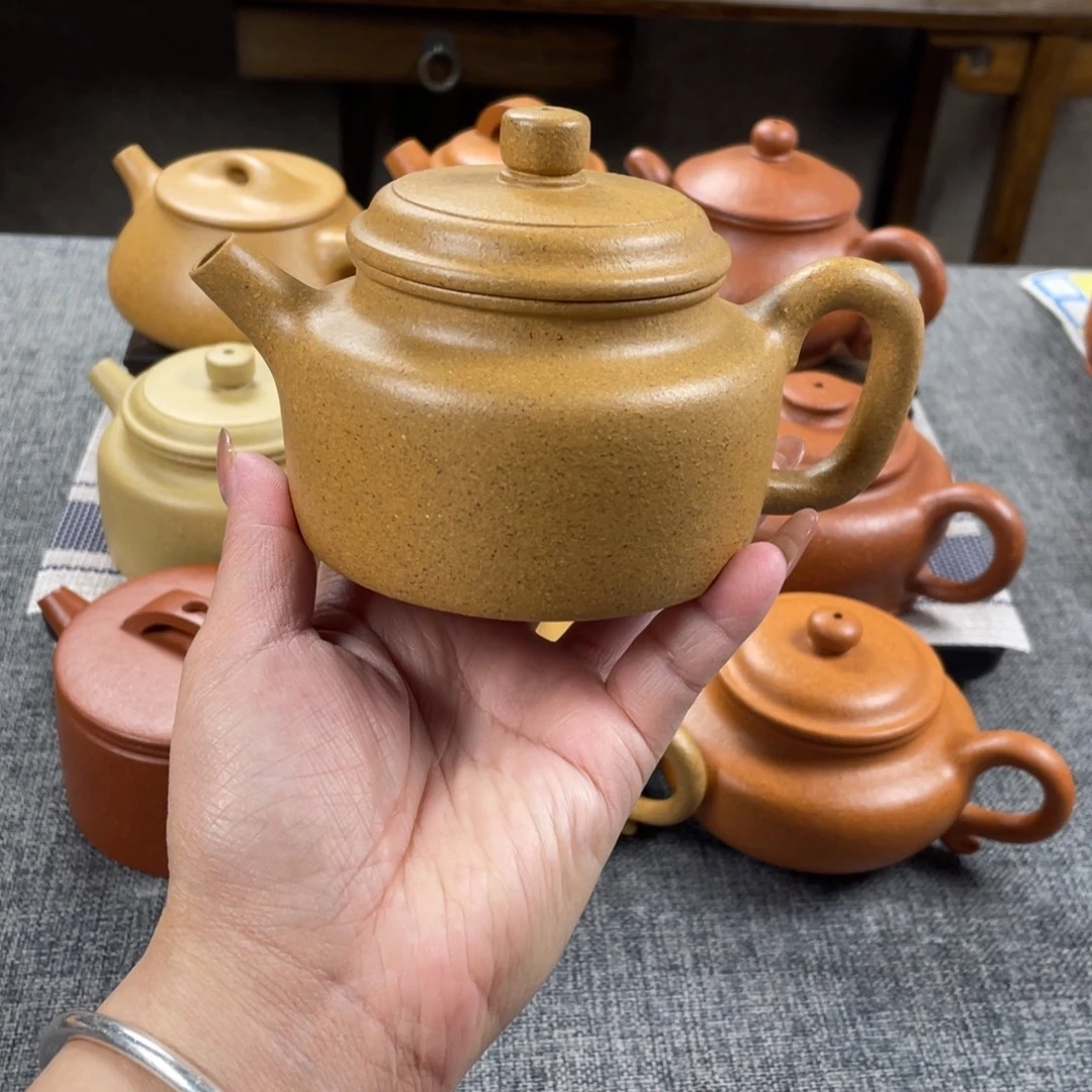 紫砂茶壶黄金段德钟全手30目220